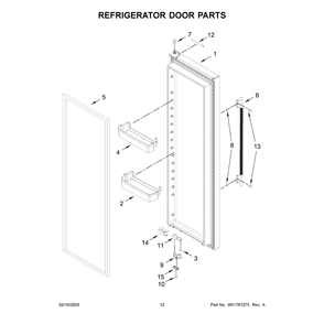 Part Location Diagram of W11759445 Whirlpool NAMEPLATE