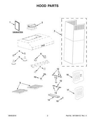 Part Location Diagram of W10663963 Whirlpool SPRING