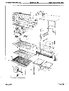 03 - Fresh Food Compartment Diagram and Parts List for RB15HA-1AL  Whirlpool Refrigerator