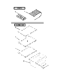 Shelf parts Diagram and Parts List for 10676399411  Kenmore Refrigerator