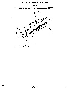 Backguard Diagram and Parts List for F4357*0  Roper Range