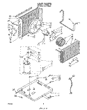 UNIT Diagram and Parts List for CET14D2A1  Whirlpool Air Conditioner