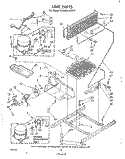 UNIT Diagram and Parts List for ET22MK1LWR0  Whirlpool Refrigerator