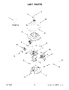 Unit Parts Diagram and Parts List for KSB4026HI0  KitchenAid Blender