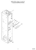 FREEZER LINER Diagram and Parts List for KSSS42QDW04  KitchenAid Refrigerator