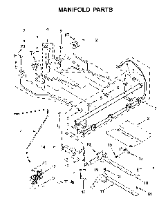 Part Location Diagram of W11453918 Whirlpool Orifice Spud