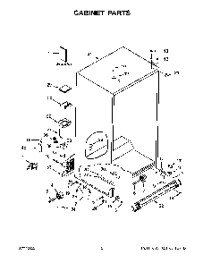 Part Location Diagram of W11575235 Whirlpool Tech Sheet