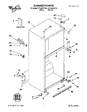 CABINET, LITERATURE Diagram and Parts List for ET18GKXHW01  Whirlpool Refrigerator
