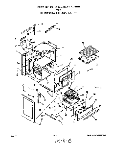 Body Diagram and Parts List for F4057W0  Roper Range