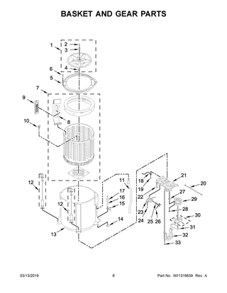 Part Location Diagram of W11356265 Whirlpool BOLT