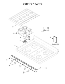 Part Location Diagram of W10683155 Whirlpool HARNS-WIRE