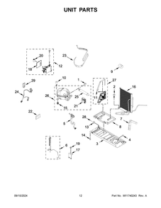 07 - Unit Parts Diagram and Parts List for WRFC9636RV00  Whirlpool Refrigerator