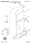 CABINET Diagram and Parts List for KTRP19KGWH01  KitchenAid Refrigerator