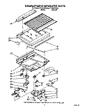 COMPARTMENT SEPARATOR Diagram and Parts List for ET18HMXXN00  Whirlpool Refrigerator