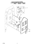 REAR CHASSIS, OPTIONAL Diagram and Parts List for KERH507YWH0  KitchenAid Range