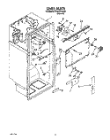 Part Location Diagram of 2157412 Whirlpool COVER-DUCT