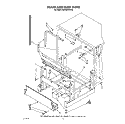 FRAME AND TANK Diagram and Parts List for KUDA22SWWH0  KitchenAid Dishwasher