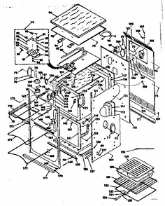 Body Section Diagram and Parts List for 8504277260  Kenmore Range