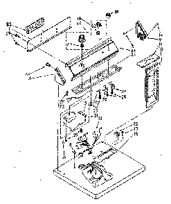 Top And Console Diagram and Parts List for LE5800XSN3  Whirlpool Dryer
