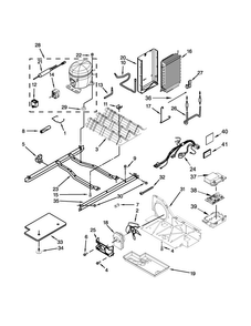 Unit Parts Diagram and Parts List for WRS342FIAB04  Whirlpool Refrigerator