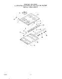 BURNER Diagram and Parts List for 1424W0A  Roper Range