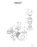 BLOWER Diagram and Parts List for KUDP220T0  KitchenAid Dishwasher