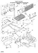 UNIT Diagram and Parts List for ET22DQRAN00  Whirlpool Refrigerator