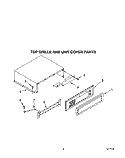 CABINET TRIM AND BREAKER TRIM, TOP Diagram and Parts List for KSSS36DAW04  KitchenAid Refrigerator