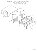 TOP GRILLE AND UNIT COVER Diagram and Parts List for KSSP42QFB05  KitchenAid Refrigerator