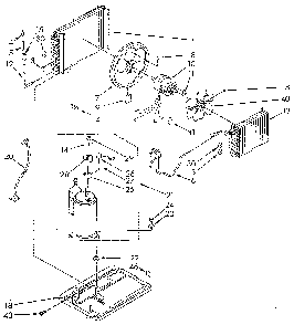 Unit Diagram and Parts List for 1068750510-AC  Kenmore Air Conditioner