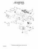 AIR FLOW PARTS Diagram and Parts List for MH2175XST3  Whirlpool Microwave