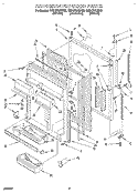 REFRIGERATOR DOOR Diagram and Parts List for EB21DKXBB00  Whirlpool Refrigerator