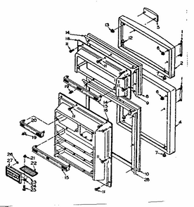 Part Location Diagram of 509464 Whirlpool Retainer