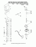 Part Location Diagram of W10209450 Whirlpool HARNS-DISP