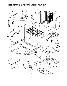 Unit Diagram and Parts List for 10658982801  Kenmore Refrigerator