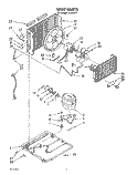 UNIT, LITERATURE Diagram and Parts List for X10002V1  Roper Air Conditioner