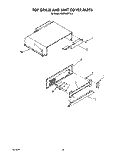 TOP GRILLE AND UNIT COVER Diagram and Parts List for KSRF36DTX10  KitchenAid Refrigerator