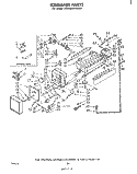 ICE MAKER Diagram and Parts List for ED26MM1LWR0  Whirlpool Refrigerator
