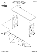 Workbench Parts Diagram and Parts List for GAWB06MTMG  Whirlpool Workbench