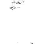 MISCELLANEOUS, LIT/OPTIONAL Diagram and Parts List for DU840CWDQ2  Whirlpool Dishwasher