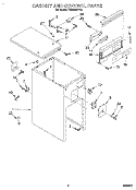 PANEL AND CONTROL Diagram and Parts List for TC8700XYP4  Whirlpool Trash Compactor