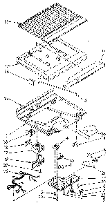 Compartment Separator Diagram and Parts List for ET16AKXSG10  Whirlpool Refrigerator