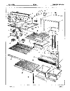 03 - Fresh Food Compartment Diagram and Parts List for NT15H5  Whirlpool Refrigerator