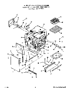 Body Diagram and Parts List for 1765*0A  Roper Range