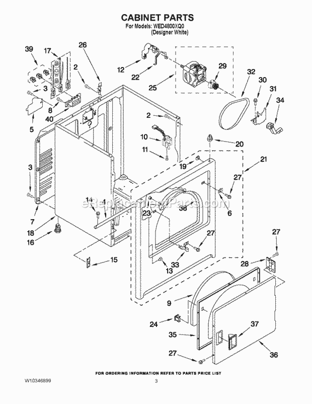 Part Location Diagram of W10236073 Whirlpool BRACKET