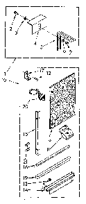 Installation Diagram and Parts List for 1068750513-AC  Kenmore Air Conditioner