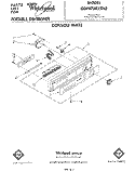 CONSOLE Diagram and Parts List for GDP8700XTN2  Whirlpool Dishwasher