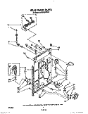 REAR PANEL Diagram and Parts List for KAWE860WAL0  KitchenAid Washer