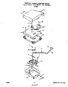 Power Lock Diagram and Parts List for 1885*3A  Roper Range