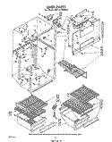 LINER Diagram and Parts List for EHT171TKWR1  Whirlpool Refrigerator